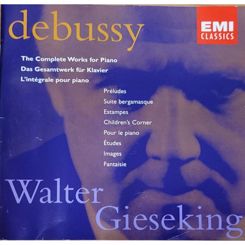 Claude Debussy – Walter Gieseking – The Complete Works For Piano (4xCD, Comp, Mono, RE, RM) (Near Mint (NM or M-))