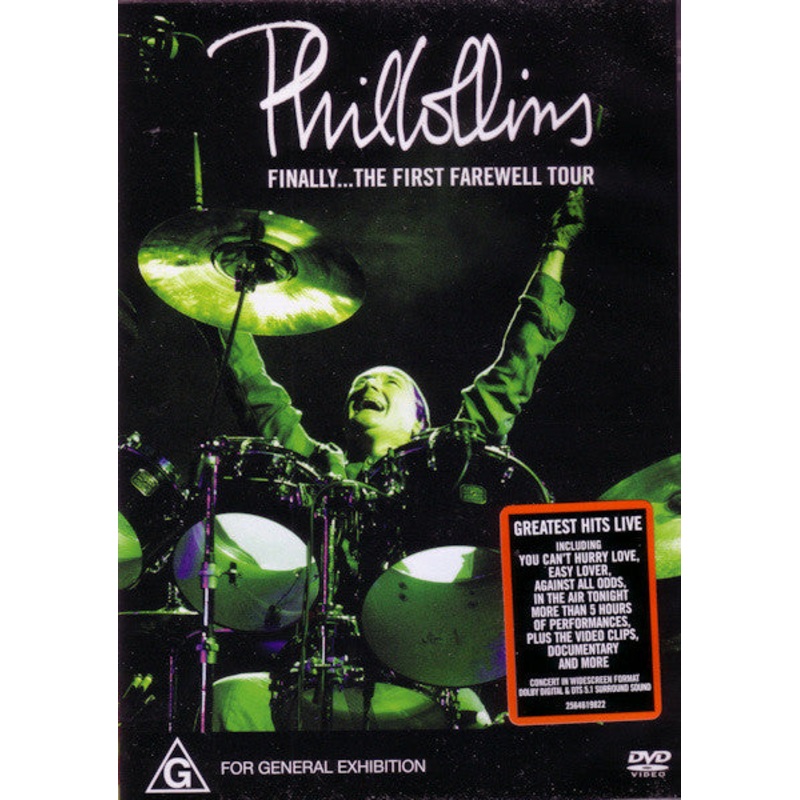 Phil Collins – Finally… The First Farewell Tour (2xDVD-V, Multichannel, PAL) (Fair (F))
