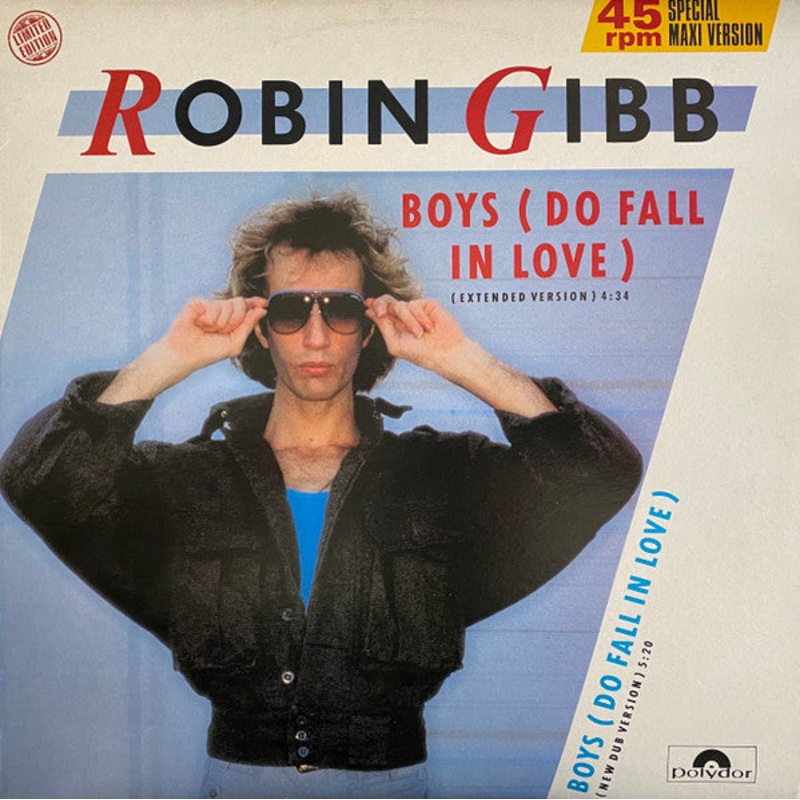 Robin Gibb – Boys (Do Fall In Love) (12, Maxi, Ltd) (Good Plus (G+))