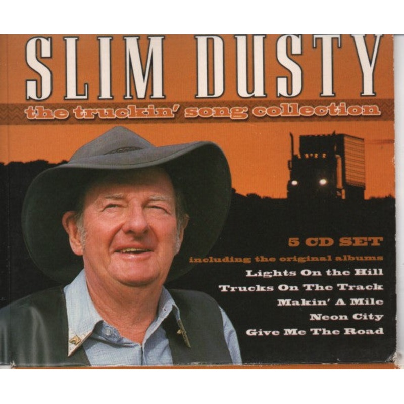 Slim Dusty – The Truckin’ Song Collection (5xCD, Album + Box, Comp) (Very Good Plus (VG+))