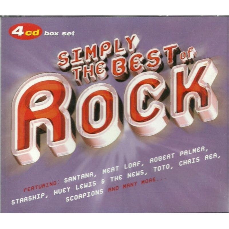 Various – Simply The Best Of Rock (4xCD, Comp) (Very Good Plus (VG+))