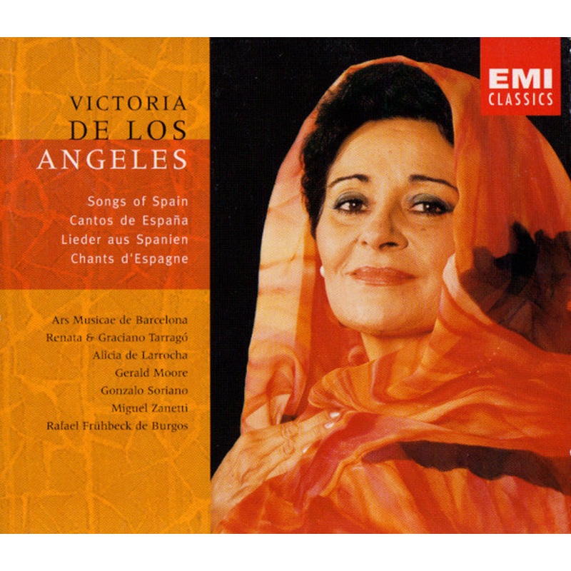 Victoria De Los Angeles – Songs Of Spain (4xCD, Comp, Mono, RM) (Near Mint (NM or M-))