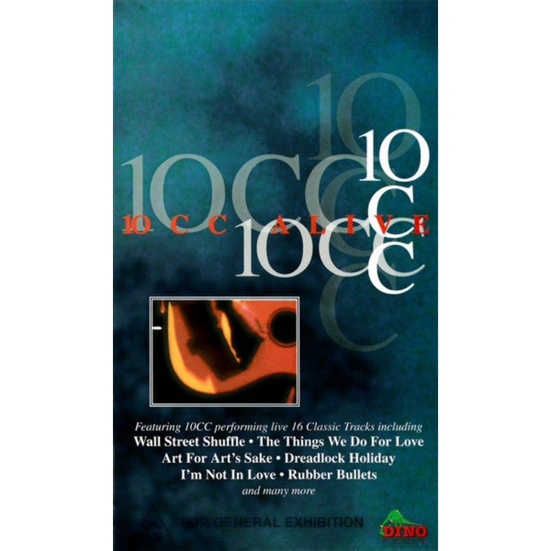 10cc – Alive (VHS, PAL) (Very Good Plus (VG+))