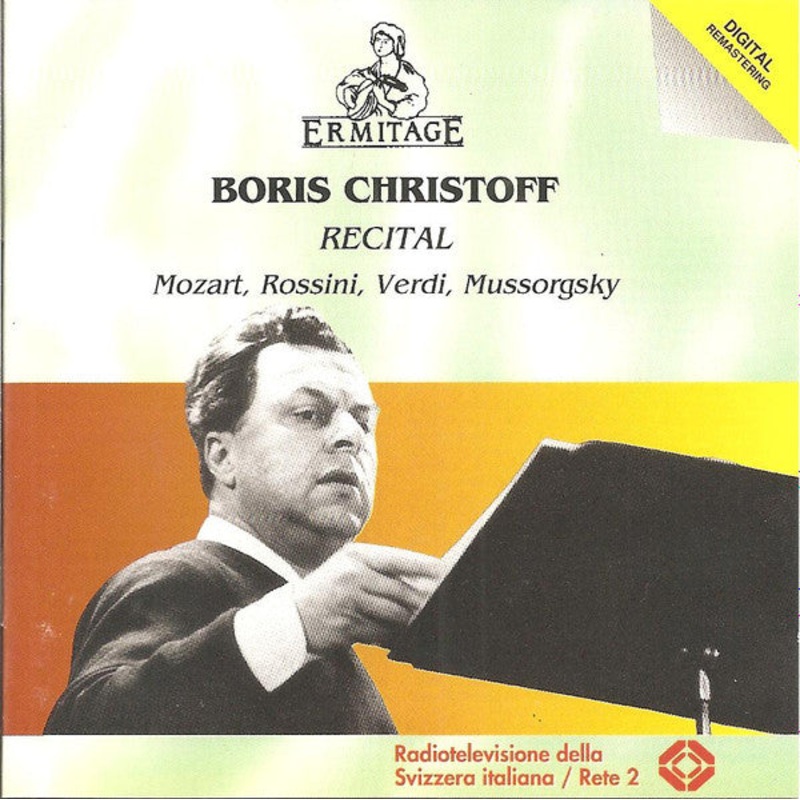 Boris Christoff / Wolfgang Amadeus Mozart / Gioacchino Rossini / Giuseppe Verdi / Modest Mussorgsky – Recital (CD, Album, RM) (Very Good Plus (VG+))