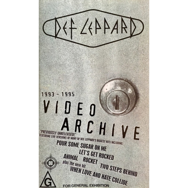 Def Leppard – Video Archive (VHS, PAL) (Very Good Plus (VG+))