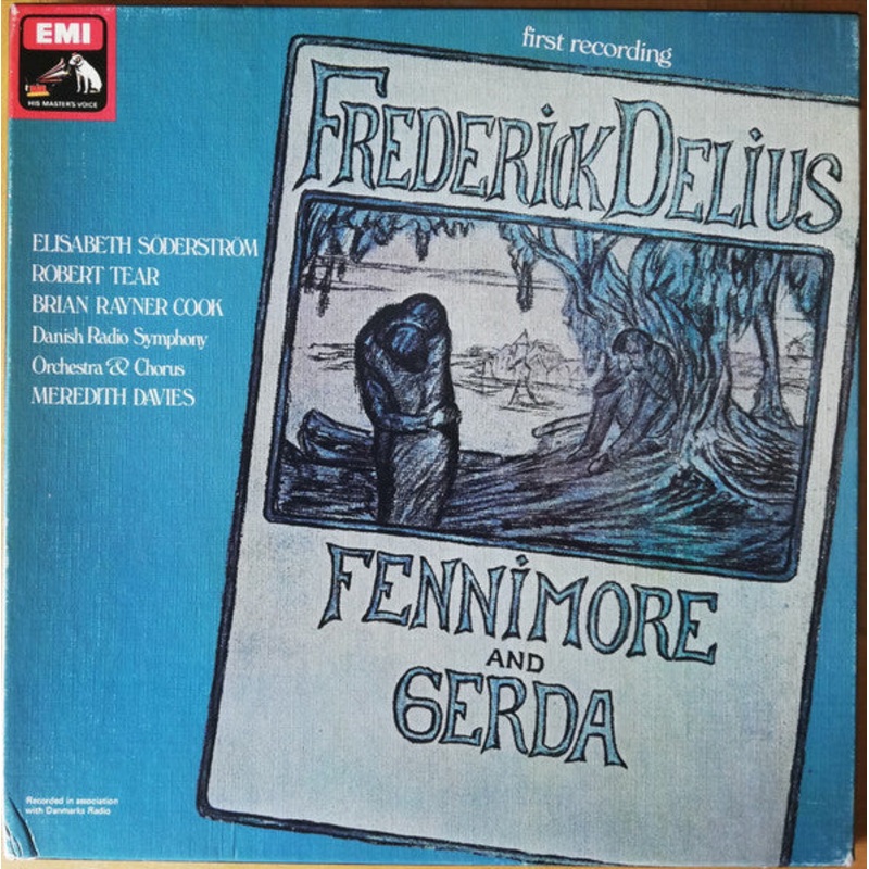 Frederick Delius, Elisabeth Sderstrm, Robert Tear, Meredith Davies, Danish Radio Symphony Orchestra* & Chorus* – Fennimore And Gerda (2xLP, Quad + Box) (Very Good Plus (VG+))
