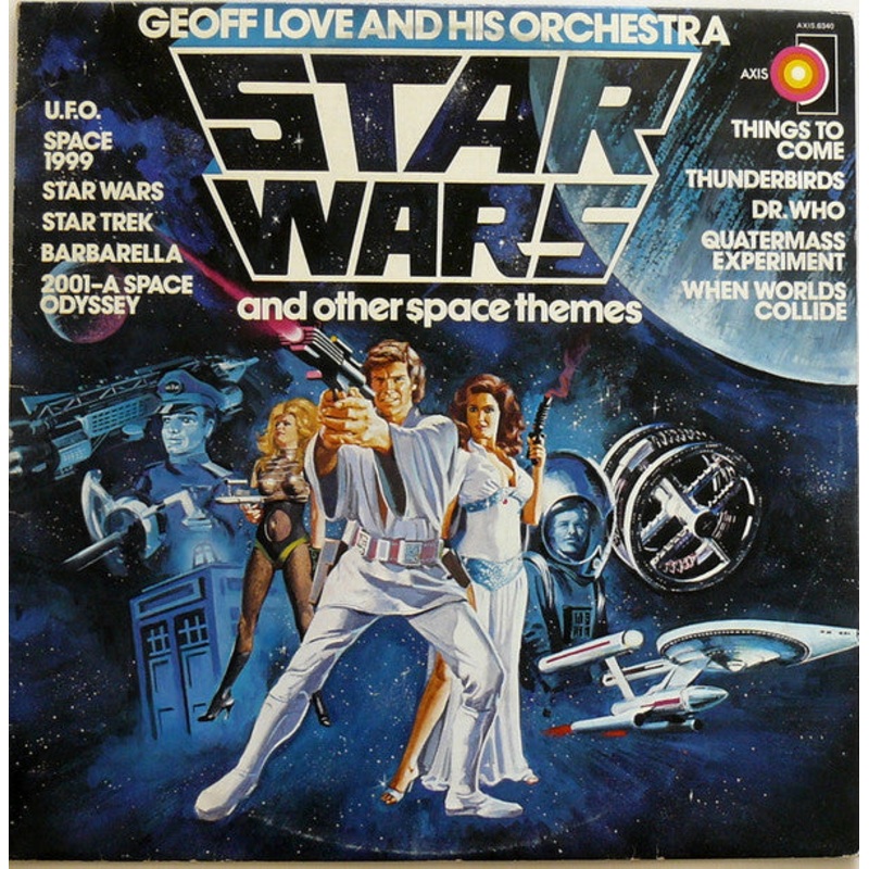Geoff Love And His Orchestra* – Star Wars And Other Space Themes (LP, Album) (Good Plus (G+))
