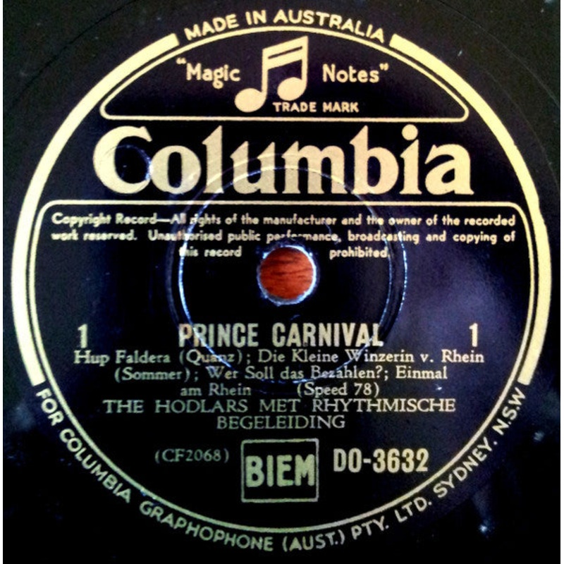 The Hodlars – Prince Carnival (Shellac, 10) (Very Good Plus (VG+))