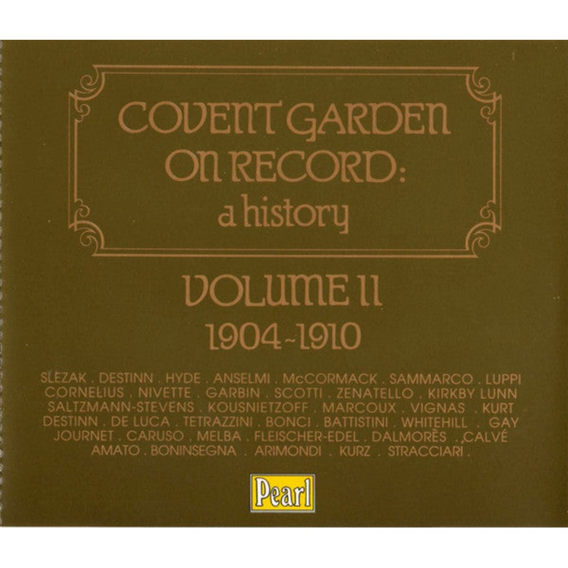 Various – Covent Garden On Record: A History (Volume II 1904-1910) (3xCD, Comp, Mono) (Very Good Plus (VG+))