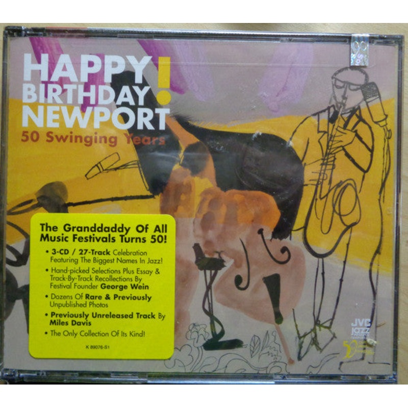 Various – Happy Birthday Newport! (50 Swinging Years) (3xCD, Comp, RE) (Very Good Plus (VG+))