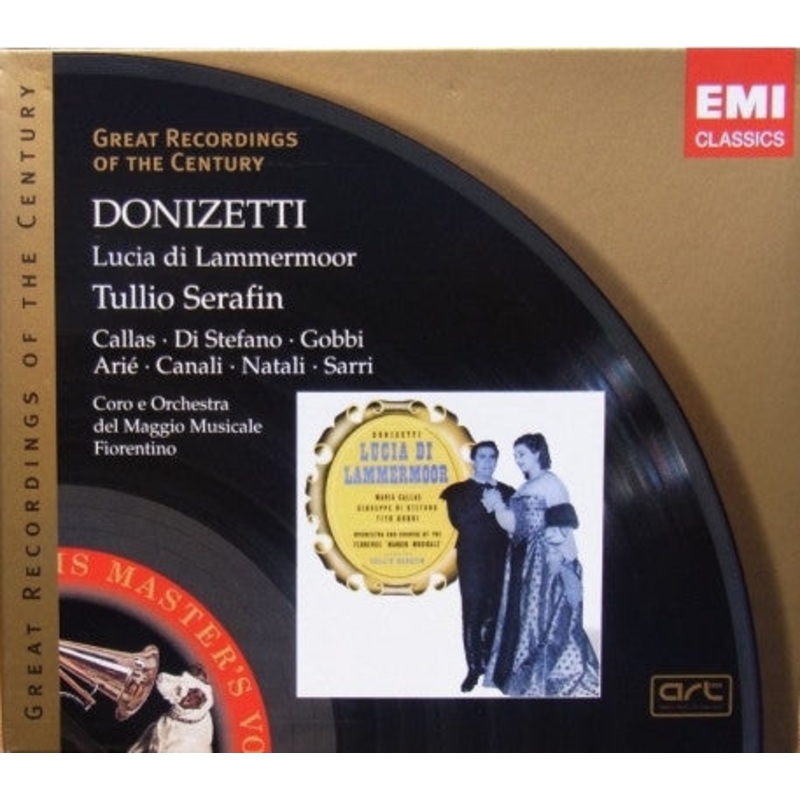 Donizetti* / Serafin*, Callas*, Di Stefano*, Gobbi*, Ari*, Canali*, Natali*, Sarri*, Coro* E Orchestra Del Maggio Musicale Fiorentino – Lucia Di Lammermoor (2xCD, Album, Mono, RE, RM) (Near Mint (NM or M-))