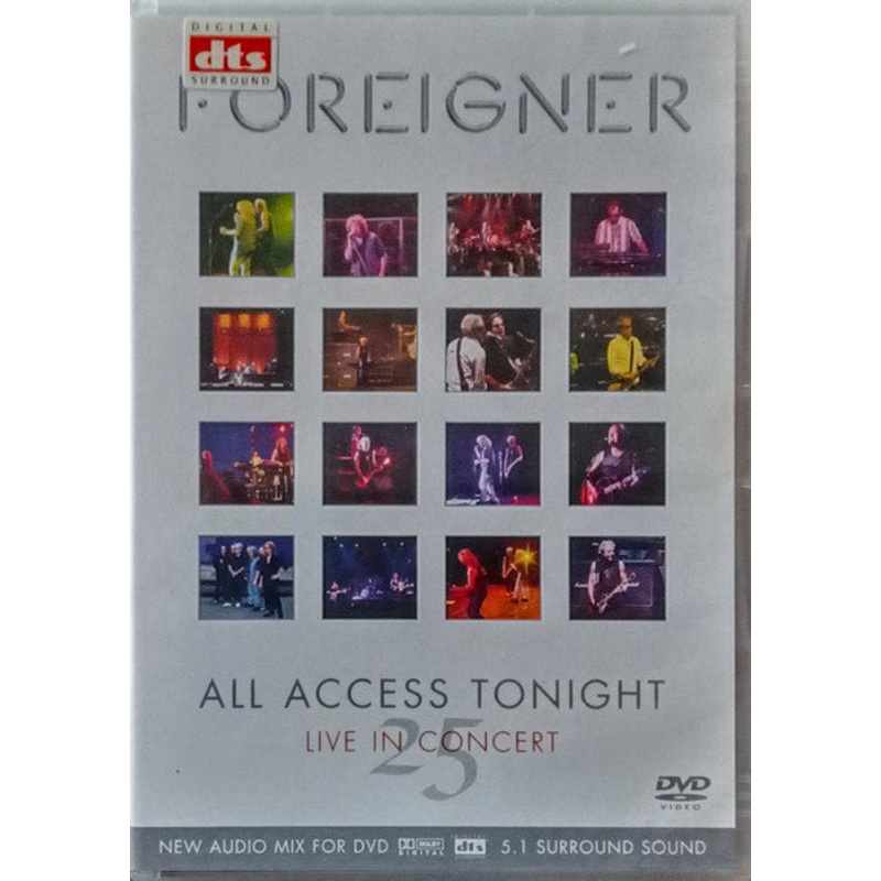Foreigner – All Access Tonight (Live In Concert 25) (DVD-V, Comp, DVD) (Mint (M))