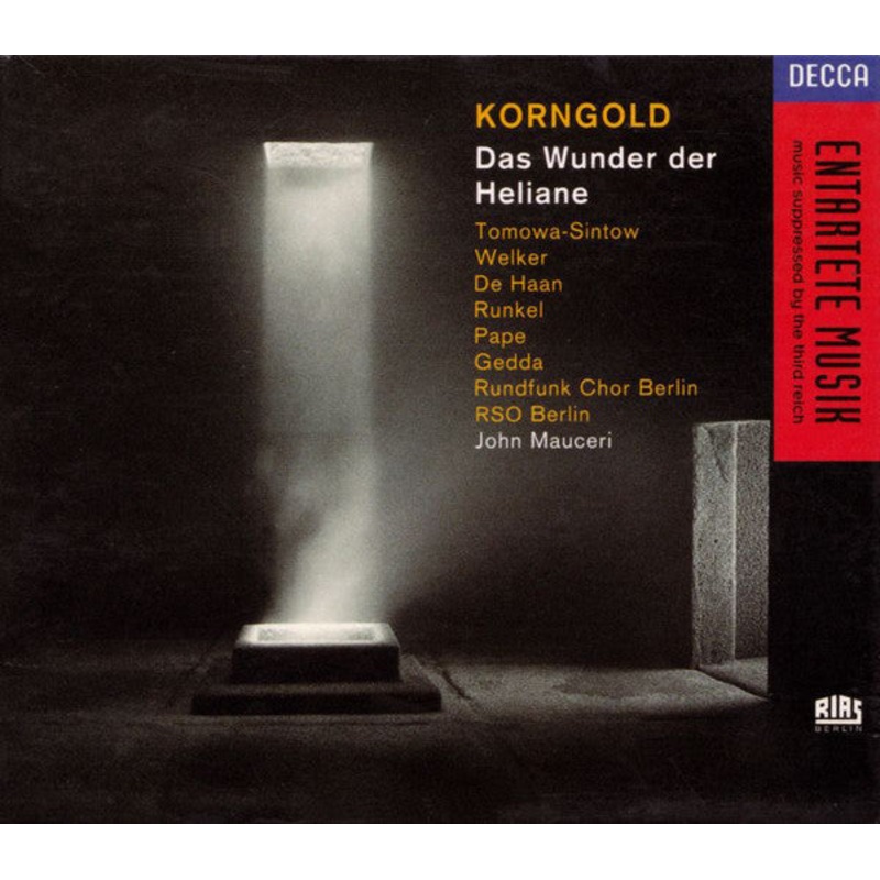 Korngold* – Tomowa-Sintow*, Welker*, De Haan*, Runkel*, Pape*, Gedda*, Rundfunk Chor Berlin*, RSO Berlin*, John Mauceri – Das Wunder Der Heliane (3xCD, Album + Box, Sli) (Near Mint (NM or M-))
