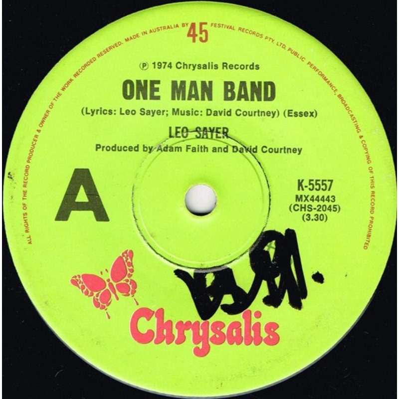Leo Sayer – One Man Band (7, Single) (Very Good Plus (VG+))