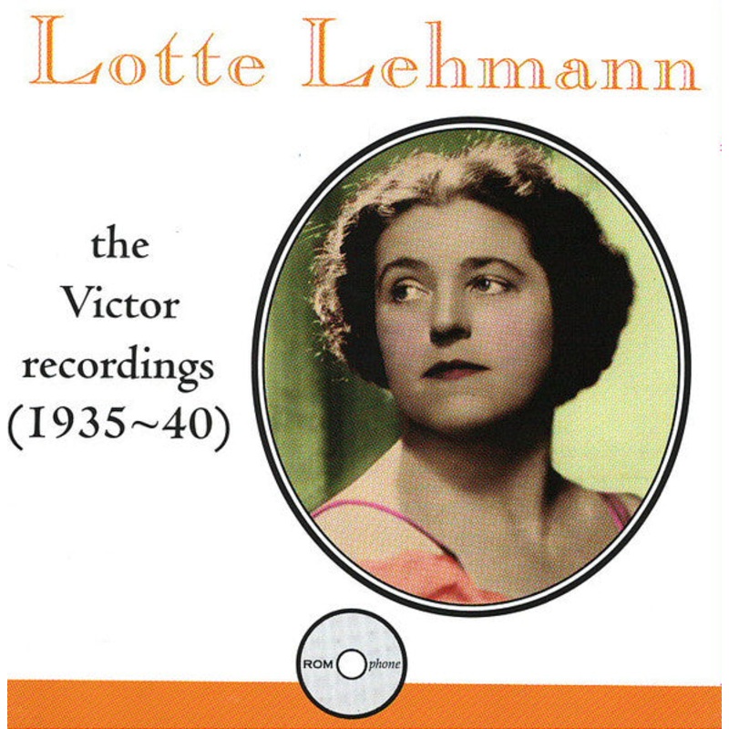 Lotte Lehmann – The Victor Recordings (1935 – 40) (2xCD, Comp, RE, RM) (Very Good Plus (VG+))