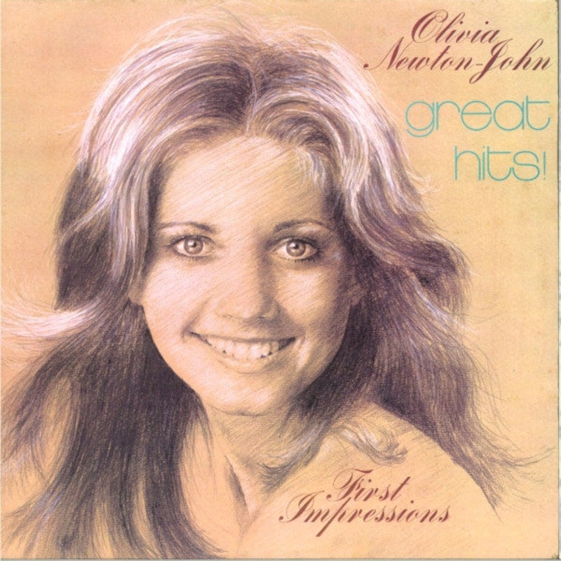 Olivia Newton-John – First Impressions (LP, Comp, RE, Blu) (Good Plus (G+))