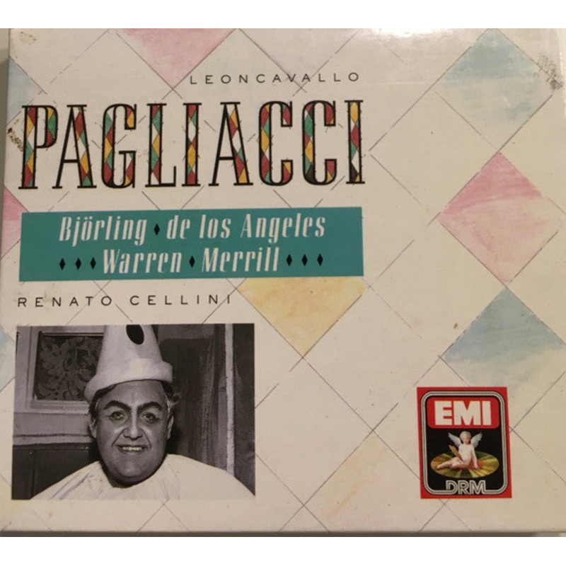 Ruggiero Leoncavallo, Jussi Bjrling, Victoria De Los Angeles, Leonard Warren, Robert Merrill, Renato Cellini – Pagliacci (CD, Mono, RE, RM) (Very Good Plus (VG+))