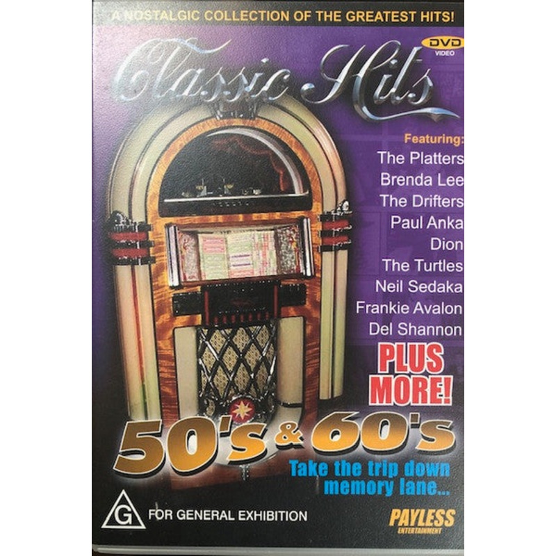 Various – Classic Hits 50’s & 60’s (DVD-V, PAL) (Mint (M))