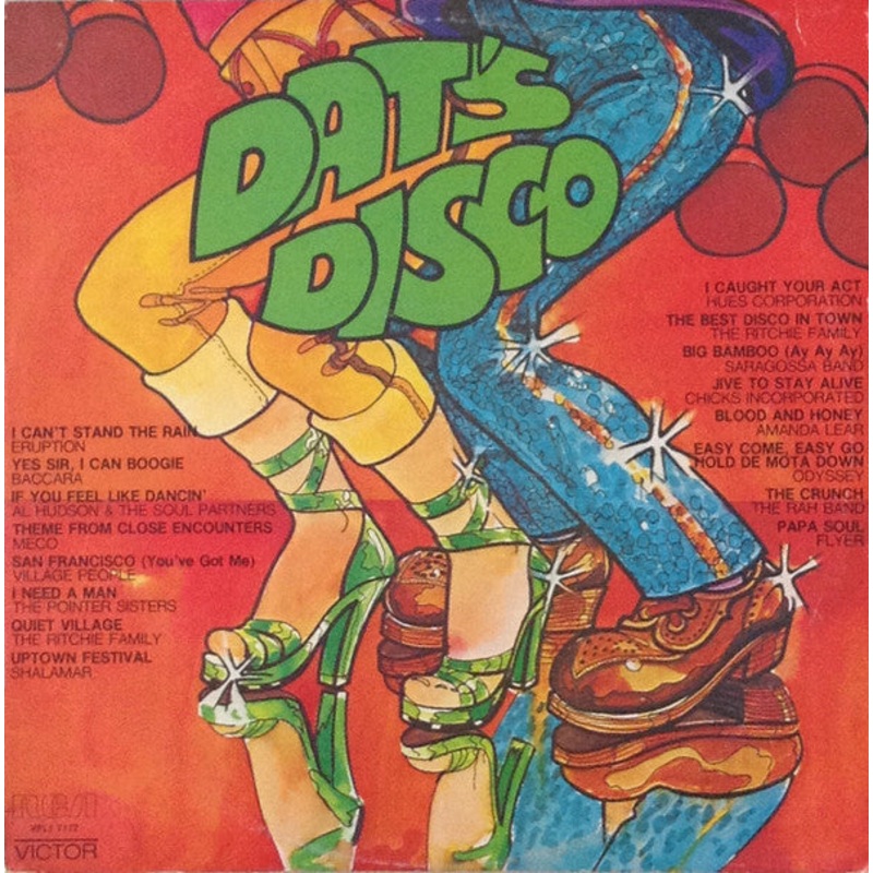 Various – Dat’s Disco (LP, Comp) (Good Plus (G+))