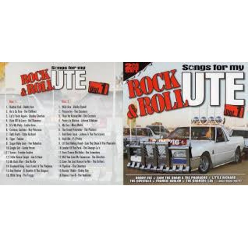 Various – Rock & Roll Songs For My UTE Vol.1 (2xCD, Comp) (Mint (M))