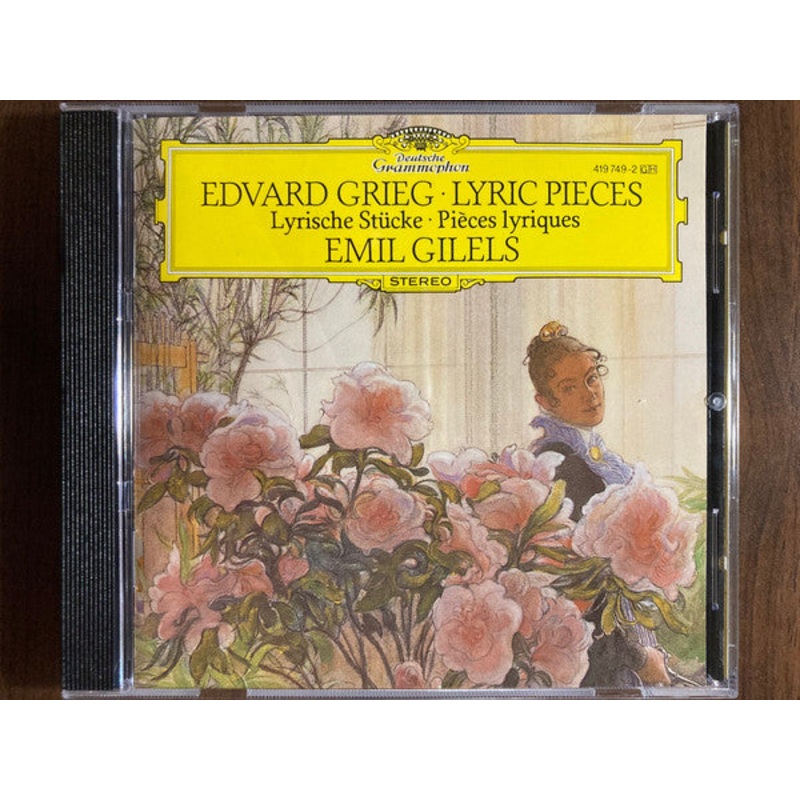 Edvard Grieg, Emil Gilels – Lyrische Stcke = Lyric Pieces = Pices Lyriques (CD, Album, RE, PDO) (Very Good Plus (VG+))