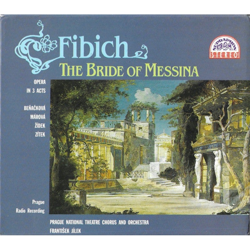 Fibich*, Beakov*, Mrov*, dek*, Ztek*, Prague National Theatre Chorus* And Orchestra*, Jlek* – The Bride Of Messina, Opera In 3 Acts – Prague Radio Recording (2xCD, Album, RP) (Mint (M))