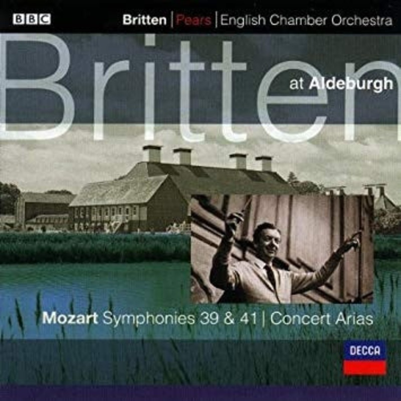 Mozart*, Britten*, Pears*, English Chamber Orchestra – Symphonies 39 & 41 | Concert Arias (CD, Mono) (Near Mint (NM or M-))