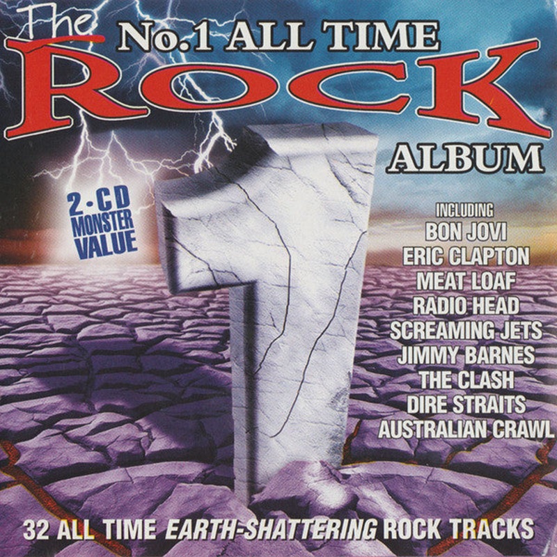 Various – The No. 1 All Time Rock Album (2xCD, Comp) (Very Good Plus (VG+))