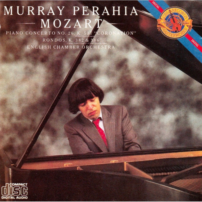 Wolfgang Amadeus Mozart – Murray Perahia, English Chamber Orchestra – Piano Concerto No. 26, K. 537 Coronation / Rondos, K. 382 & 386 (CD) (Very Good Plus (VG+))