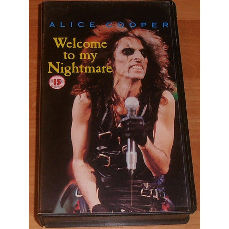 Alice Cooper  – Welcome To My Nightmare (VHS) (Very Good Plus (VG+))