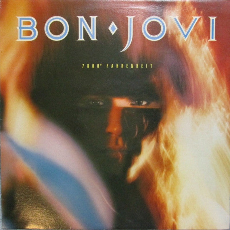 Bon Jovi – 7800 Fahrenheit (LP, Album) (Good Plus (G+))