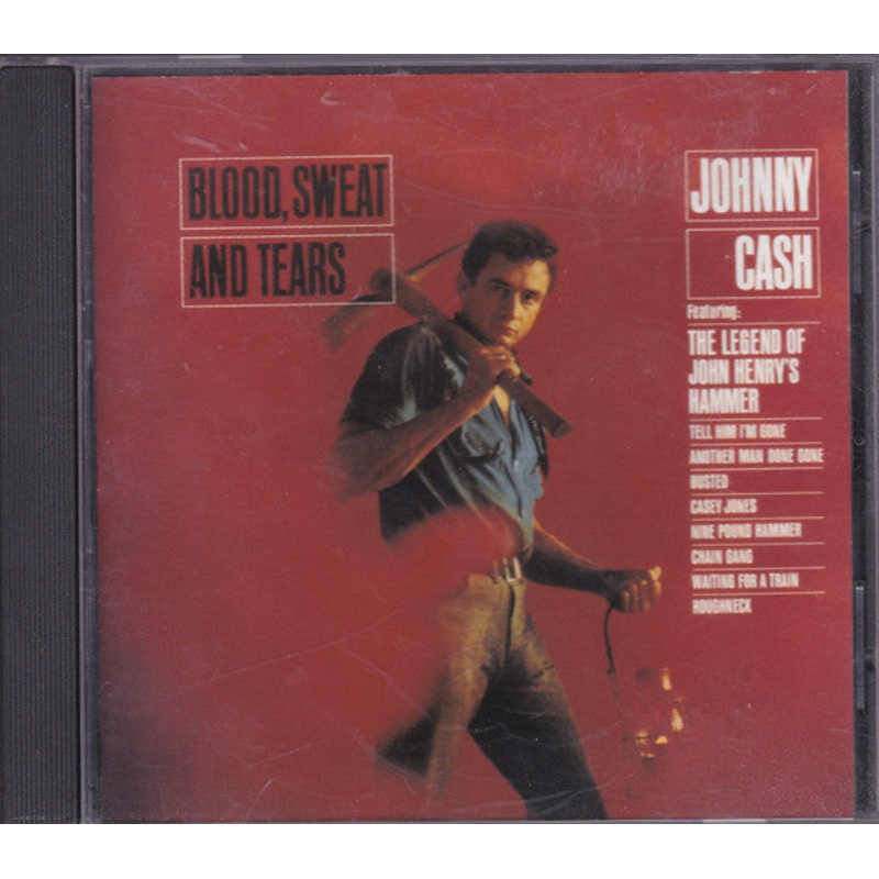 Johnny Cash – Blood, Sweat And Tears (CD, Album, RP) (Very Good Plus (VG+))